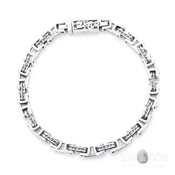 Buddha Stones Dragon Om Mani Padme Hum Engraved Copper Luck Success Bracelet - BWOOOH - Bracelet
