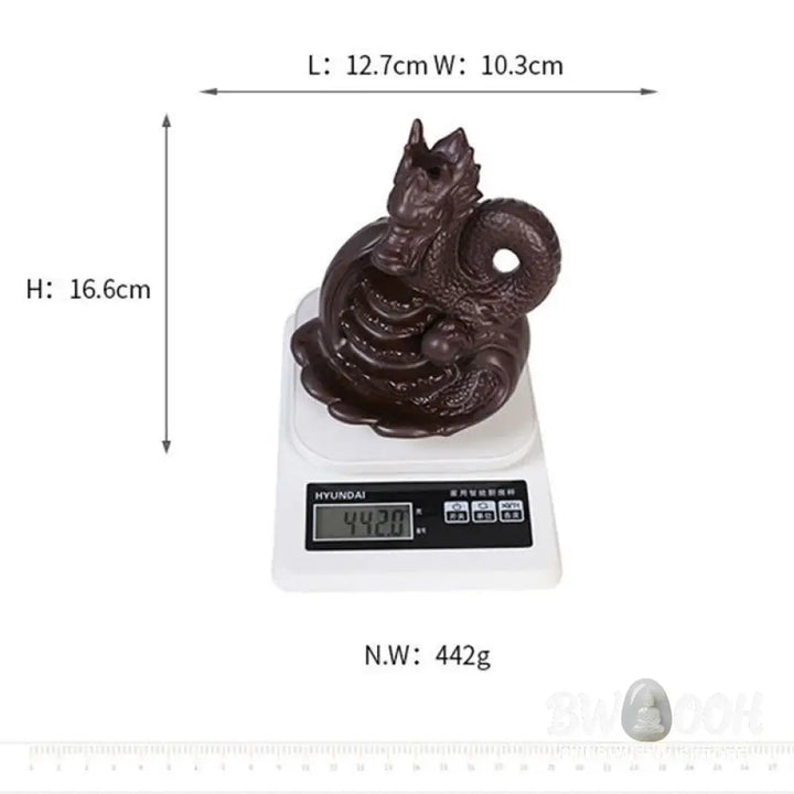 BWOOOH ceramic incense burner - Dragon Pattern Success Ceramic Ince