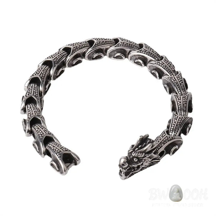 BWOOOH Dragon Titanium Steel Luck Bracelet Bangle - DRAGON (Luck ♥ Strength) - Bracelet Bangle