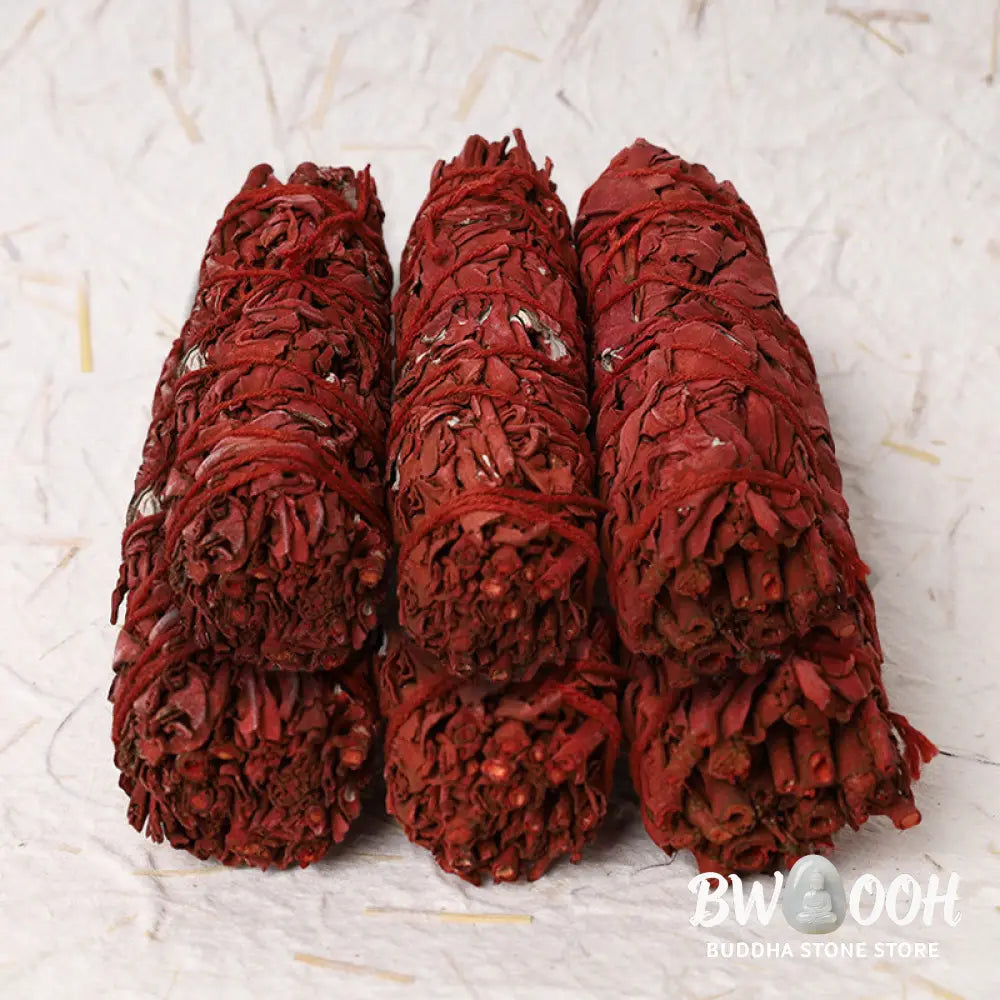 BWOOOH Dragon’s Blood Sage Smudge Stick for Home Negative Energy Cleansing Incense Healing Meditation Rituals