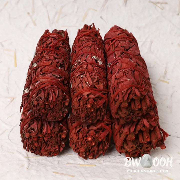 BWOOOH Dragon’s Blood Sage Smudge Stick for Home Negative Energy Cleansing Incense Healing Meditation Rituals