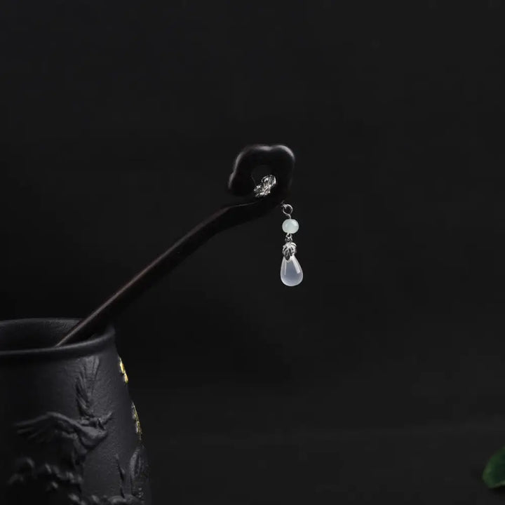 BWOOOH Ebony Auspicious Cloud Courage Hairpin