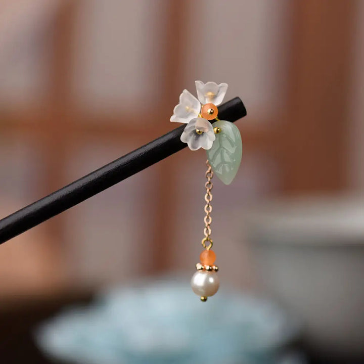 BWOOOH Ebony Liuli Lily of the Valley Courage Hairpin