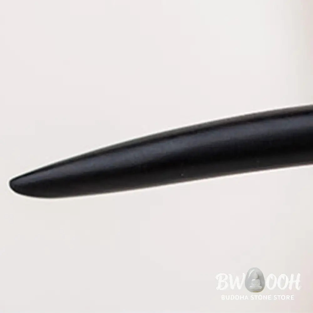 Buddha Stones Ebony Red String Chinese Knot Tassel Protection Hairpin - Ebony Hairpin - Hairpin