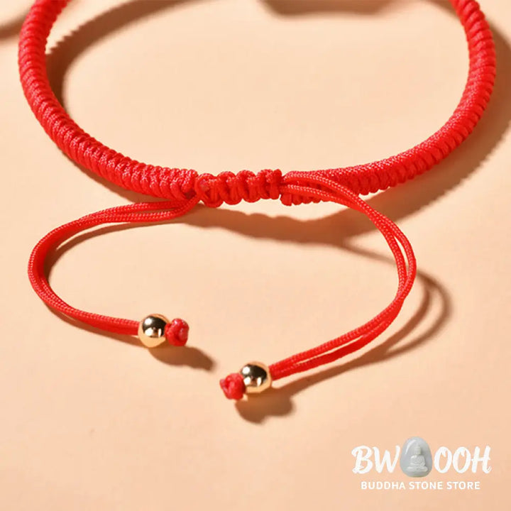 Buddha Stones Ebony Wood Cat Head Pattern Peace King Kong Knot Braided Bracelet - BWOOOH - Bracelet