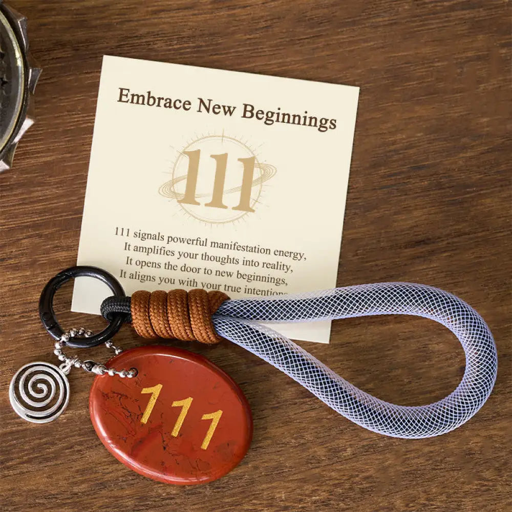 BWOOOH "Embrace New Beginnings" 111 Angel Number Natural 