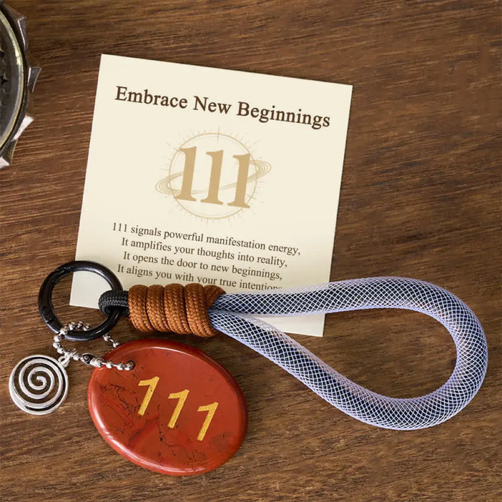 BWOOOH "Embrace New Beginnings" 111 Angel Number Natural 