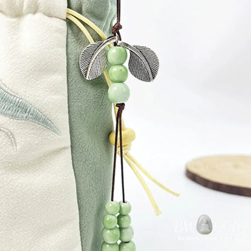 Buddha Stones Embroidered Butterfly Lotus Magnolia Cotton Linen Tote Crossbody Bag Shoulder Bag Handbag - Crossbody Bag