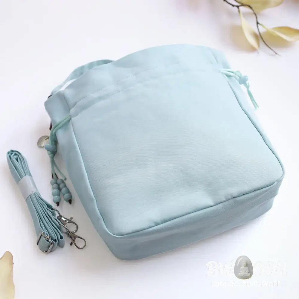 Buddha Stones Embroidered Flowers Wisteria Lily Cotton Linen Tote Crossbody Bag Shoulder Bag Handbag - Crossbody Bag