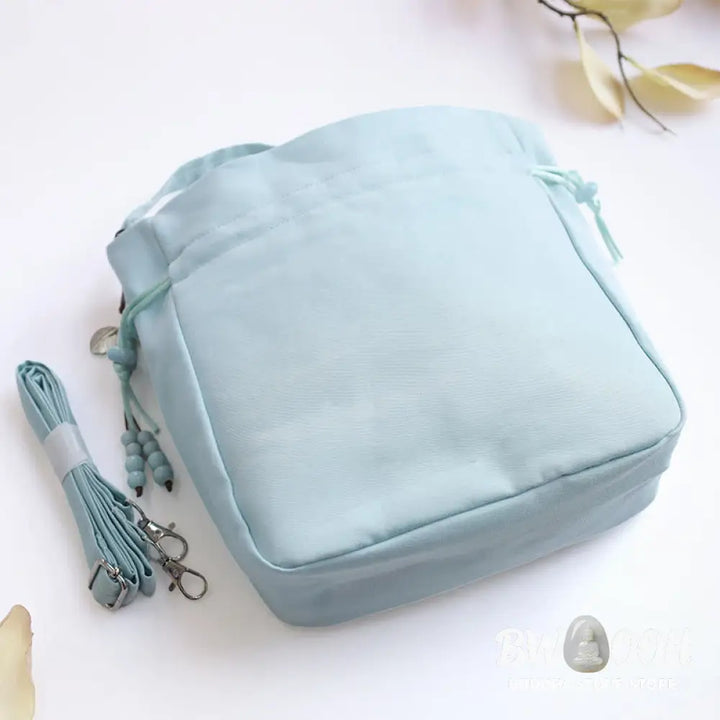 Buddha Stones Embroidered Flowers Wisteria Lily Cotton Linen Tote Crossbody Bag Shoulder Bag Handbag - Crossbody Bag