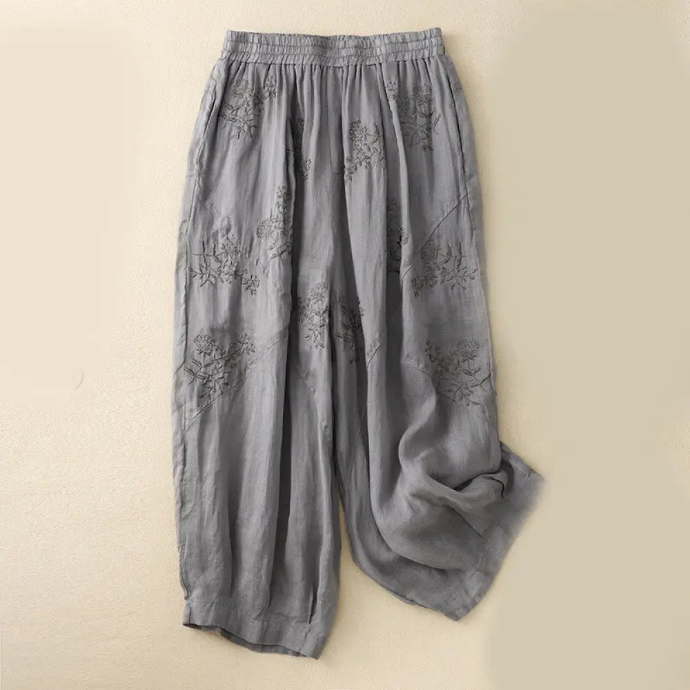 BWOOOH printed harem pants - Embroidered Pattern Women&