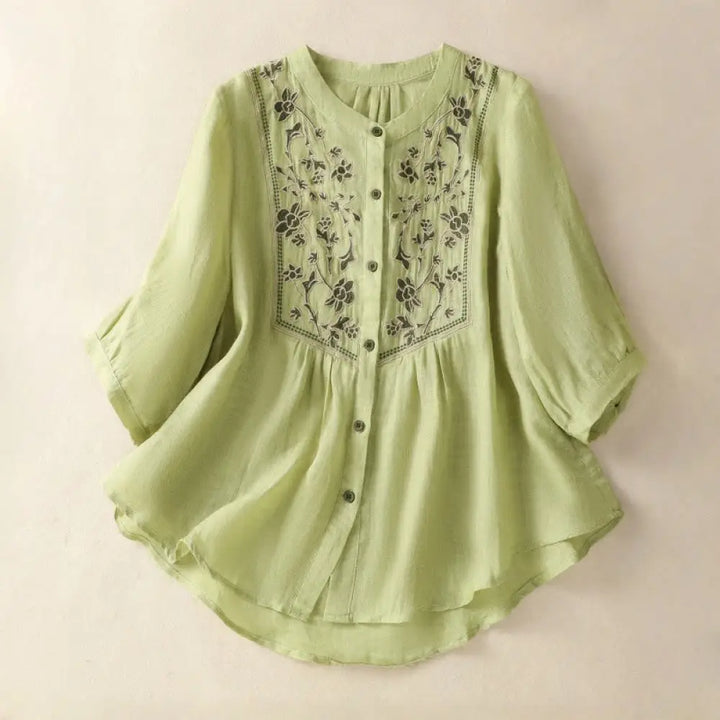 BWOOOH Embroidery Single Breasted Women&