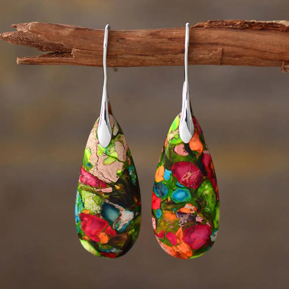 BWOOOH Emperor Stone Crystal Happiness Earrings — Crystal crystal healing bracelet for spiritual healing and mindful living