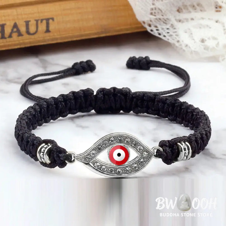 Buddha Stones Evil Eye Keep Away Evil Spirits String Bracelet - BWOOOH - Bracelet