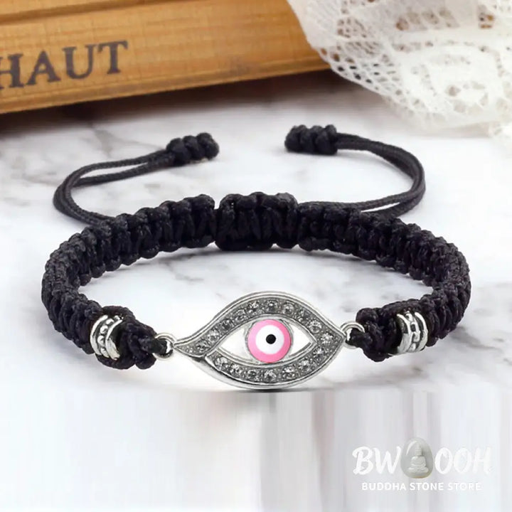 Buddha Stones Evil Eye Keep Away Evil Spirits String Bracelet - BWOOOH - Bracelet