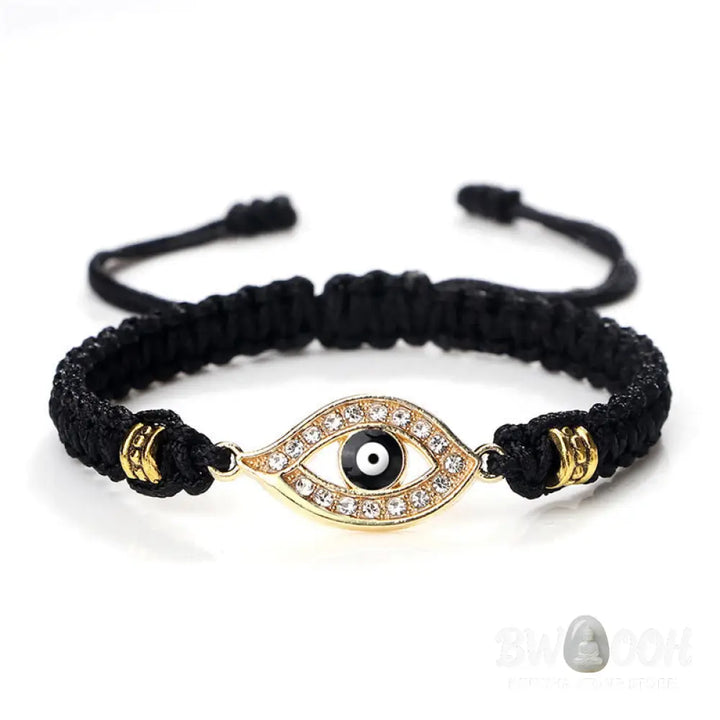 Buddha Stones Evil Eye Keep Away Evil Spirits String Bracelet - BWOOOH - Bracelet