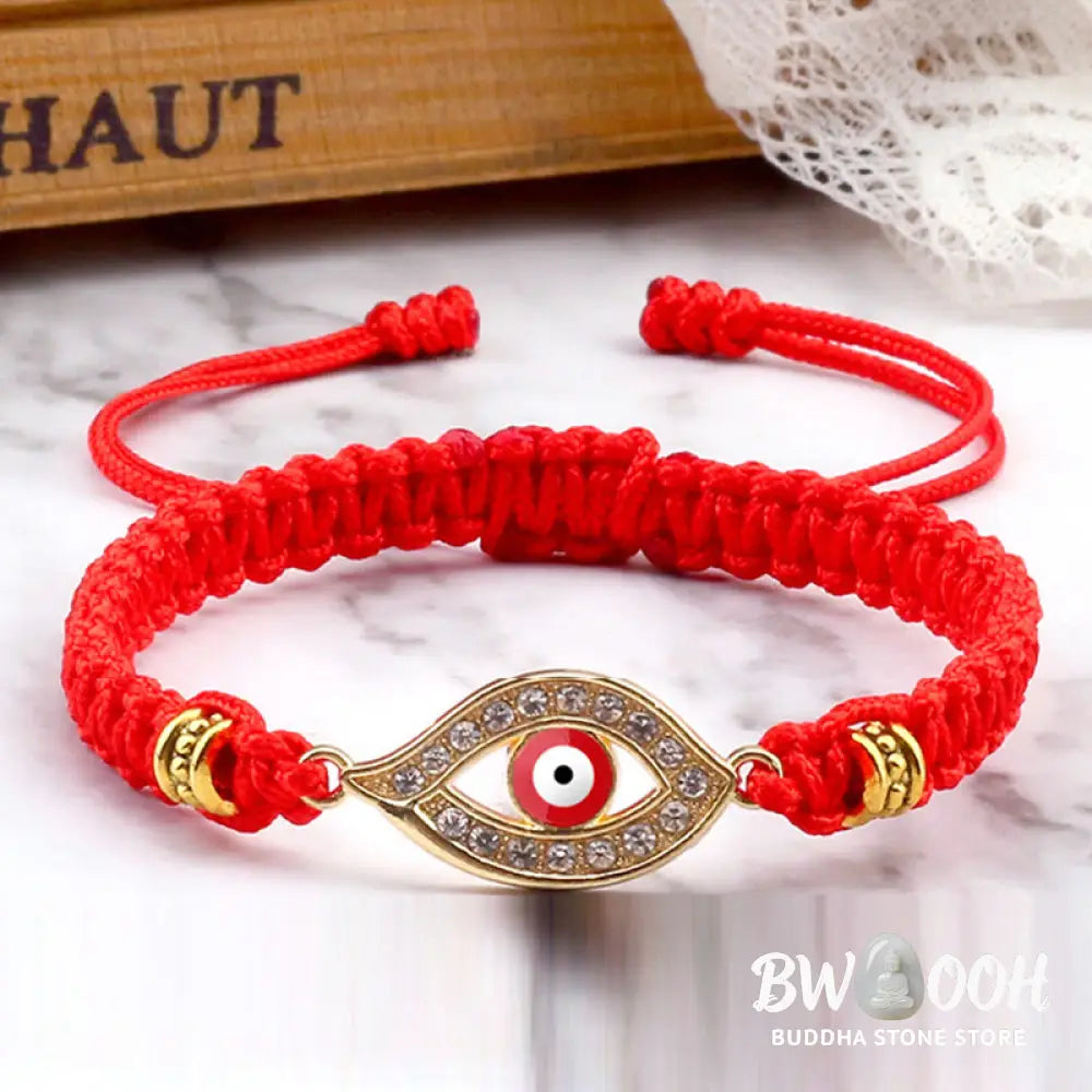 Buddha Stones Evil Eye Keep Away Evil Spirits String Bracelet - BWOOOH - Bracelet