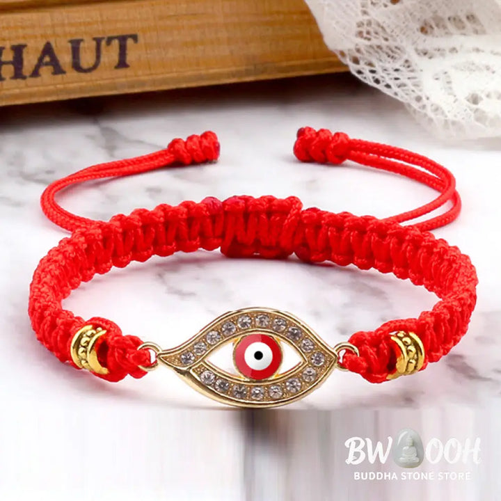 Buddha Stones Evil Eye Keep Away Evil Spirits String Bracelet - BWOOOH - Bracelet
