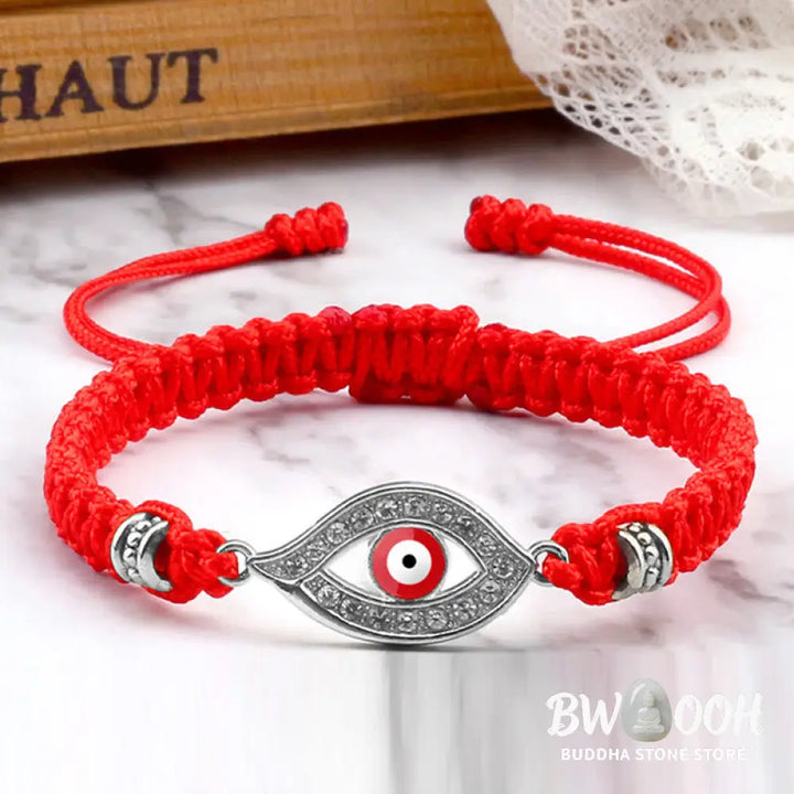 Buddha Stones Evil Eye Keep Away Evil Spirits String Bracelet - BWOOOH - Bracelet