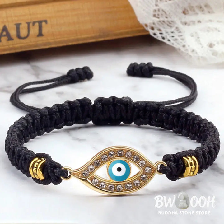 Buddha Stones Evil Eye Keep Away Evil Spirits String Bracelet - BWOOOH - Bracelet