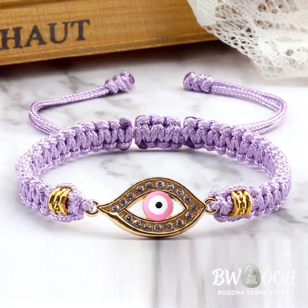 Buddha Stones Evil Eye Keep Away Evil Spirits String Bracelet - BWOOOH - Bracelet