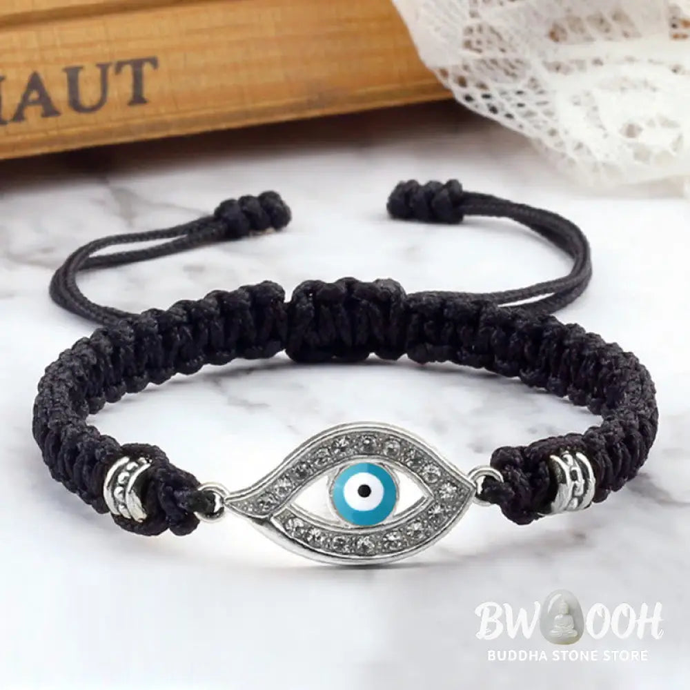 Buddha Stones Evil Eye Keep Away Evil Spirits String Bracelet - BWOOOH - Bracelet