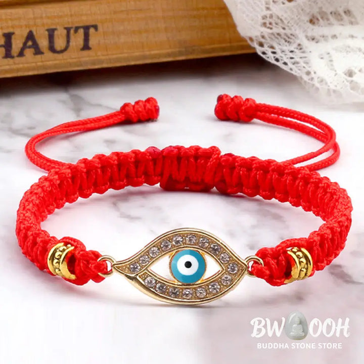 Buddha Stones Evil Eye Keep Away Evil Spirits String Bracelet - BWOOOH - Bracelet