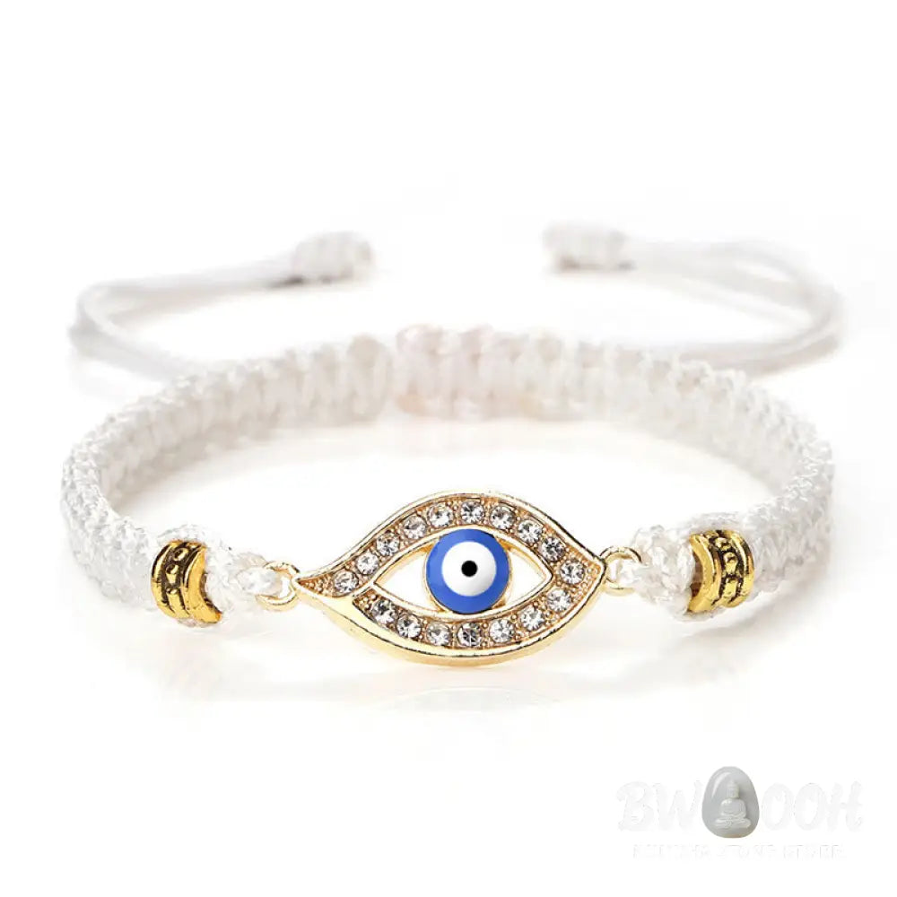 Buddha Stones Evil Eye Keep Away Evil Spirits String Bracelet - BWOOOH - Bracelet