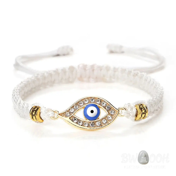Buddha Stones Evil Eye Keep Away Evil Spirits String Bracelet - BWOOOH - Bracelet