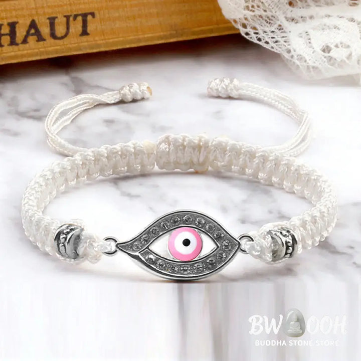 Buddha Stones Evil Eye Keep Away Evil Spirits String Bracelet - BWOOOH - Bracelet