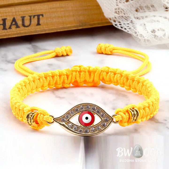 Buddha Stones Evil Eye Keep Away Evil Spirits String Bracelet - BWOOOH - Bracelet