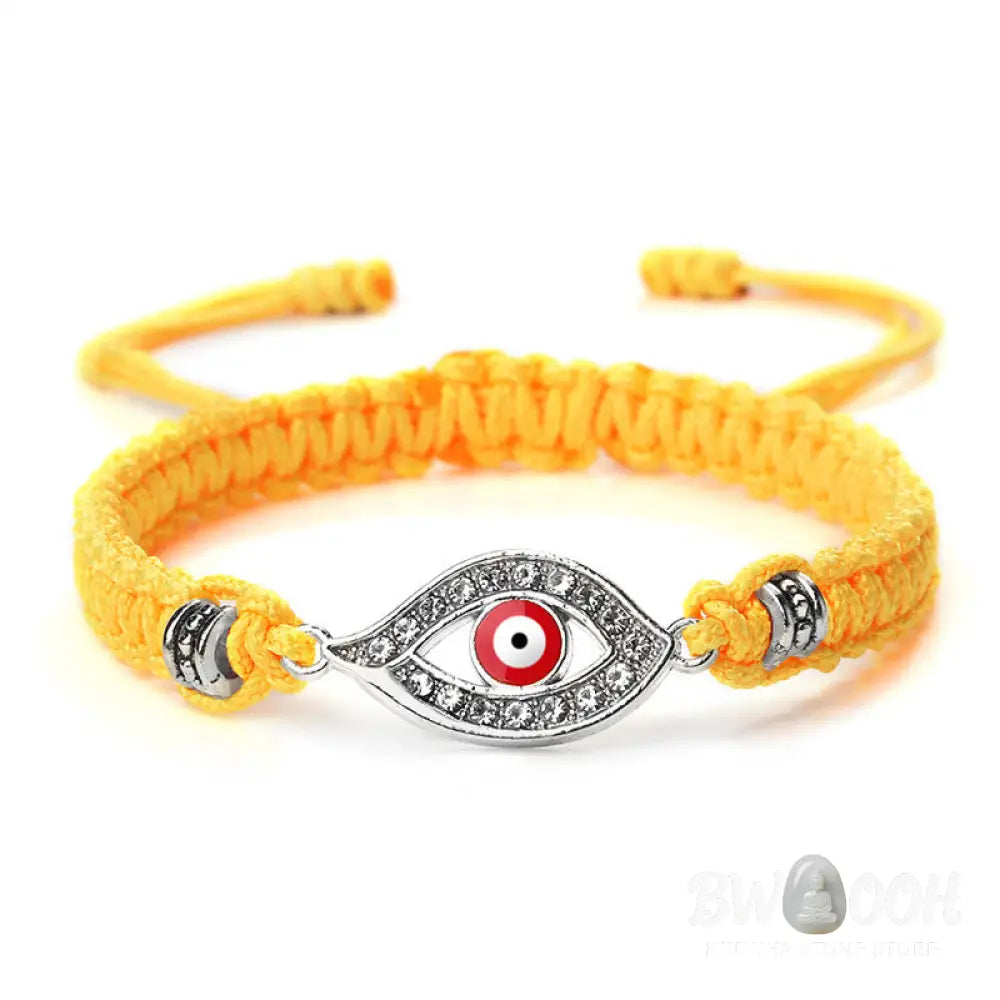 Buddha Stones Evil Eye Keep Away Evil Spirits String Bracelet - BWOOOH - Bracelet