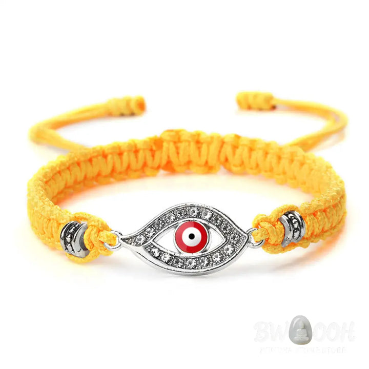 Buddha Stones Evil Eye Keep Away Evil Spirits String Bracelet - BWOOOH - Bracelet