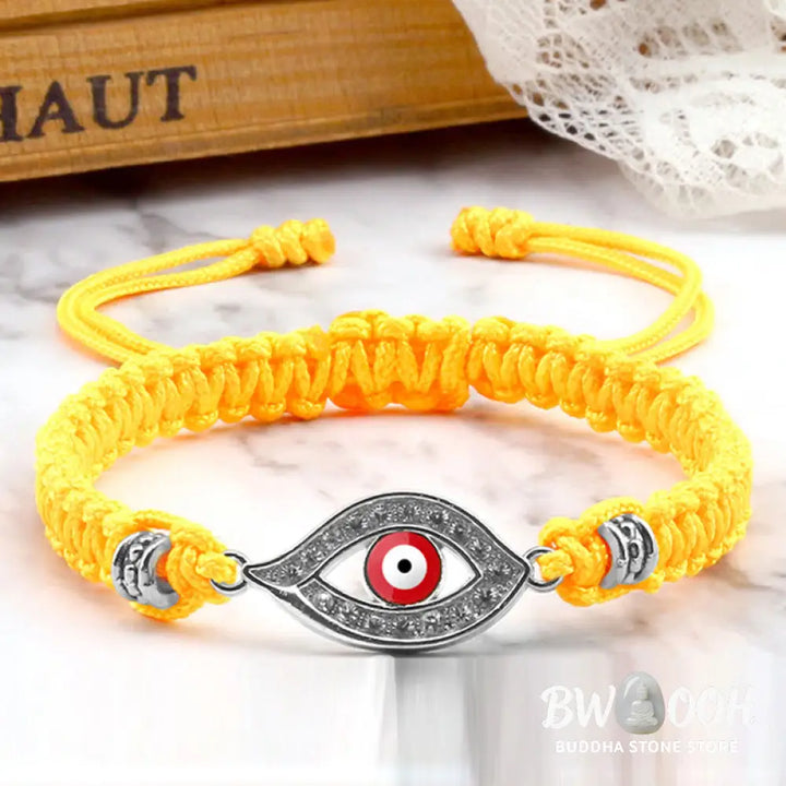 Buddha Stones Evil Eye Keep Away Evil Spirits String Bracelet - BWOOOH - Bracelet