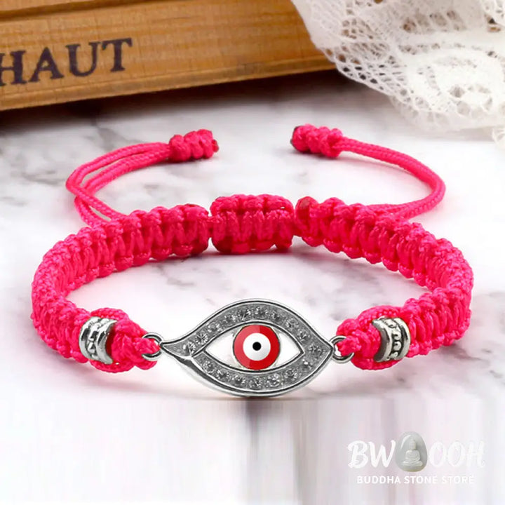 Buddha Stones Evil Eye Keep Away Evil Spirits String Bracelet - BWOOOH - Bracelet