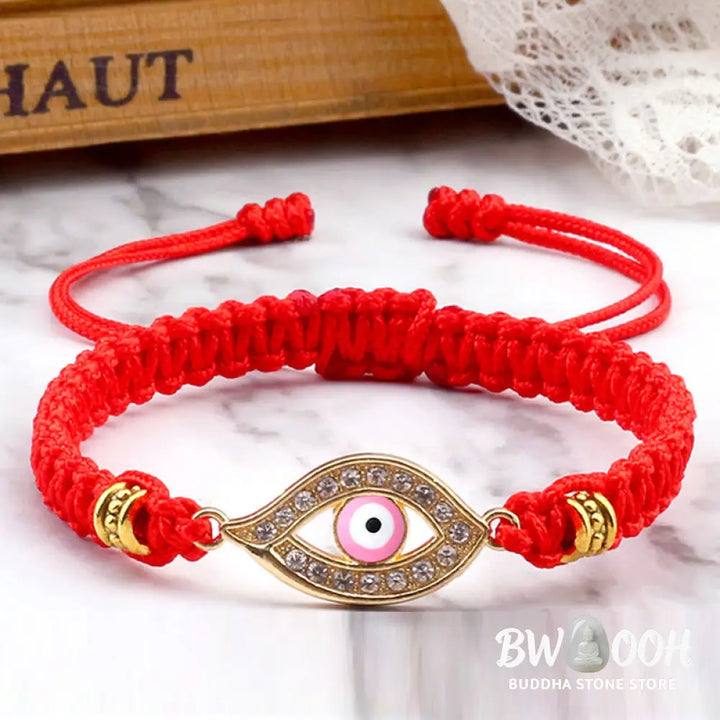 Buddha Stones Evil Eye Keep Away Evil Spirits String Bracelet - BWOOOH - Bracelet