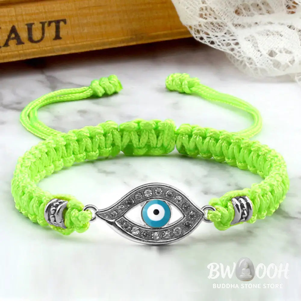Buddha Stones Evil Eye Keep Away Evil Spirits String Bracelet - BWOOOH - Bracelet