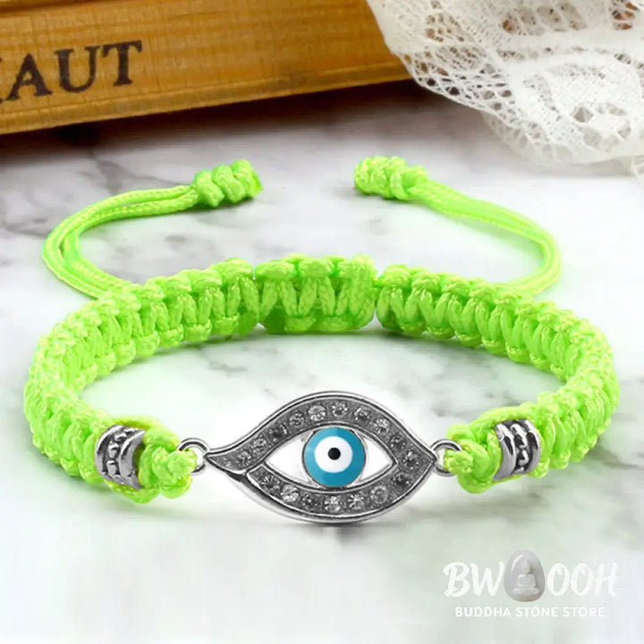 Buddha Stones Evil Eye Keep Away Evil Spirits String Bracelet - BWOOOH - Bracelet