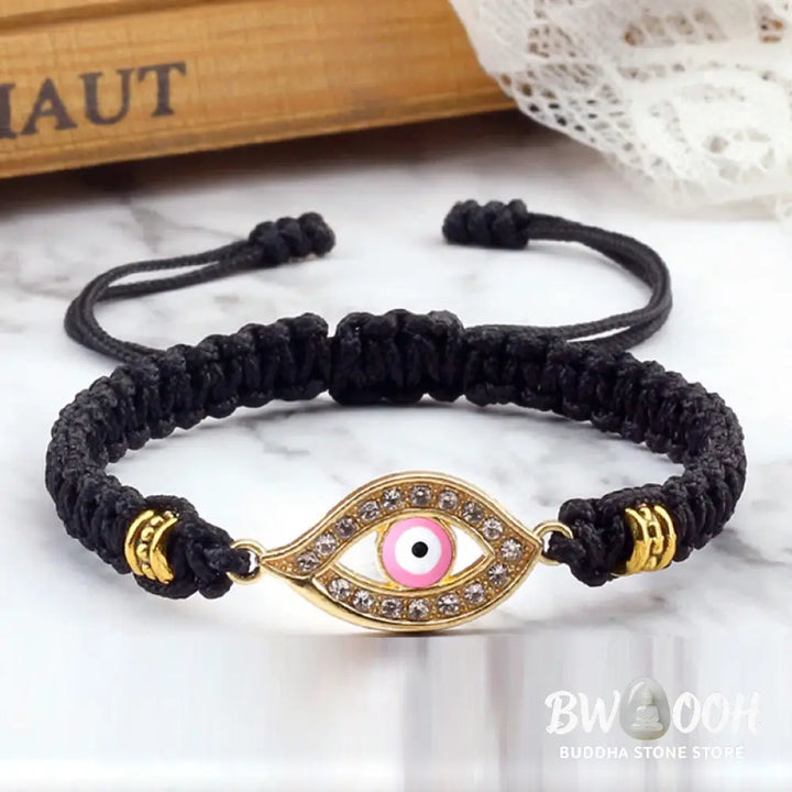 Buddha Stones Evil Eye Keep Away Evil Spirits String Bracelet - BWOOOH - Bracelet