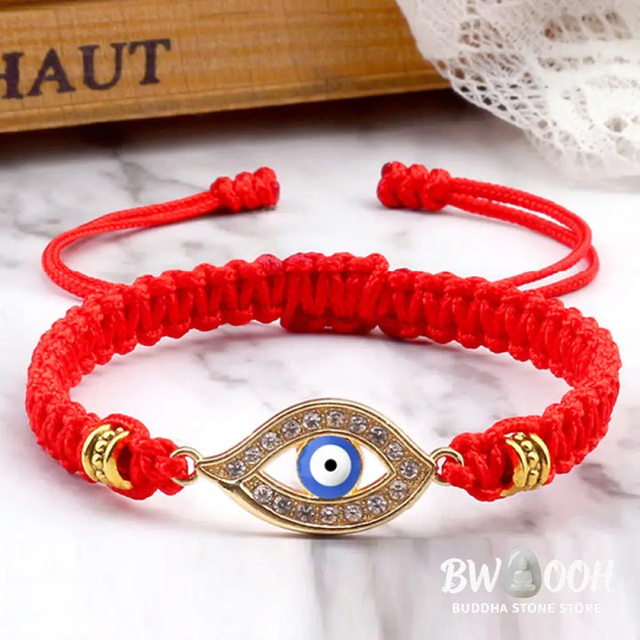 Buddha Stones Evil Eye Keep Away Evil Spirits String Bracelet - BWOOOH - Bracelet