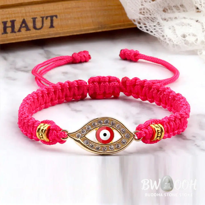 Buddha Stones Evil Eye Keep Away Evil Spirits String Bracelet - BWOOOH - Bracelet