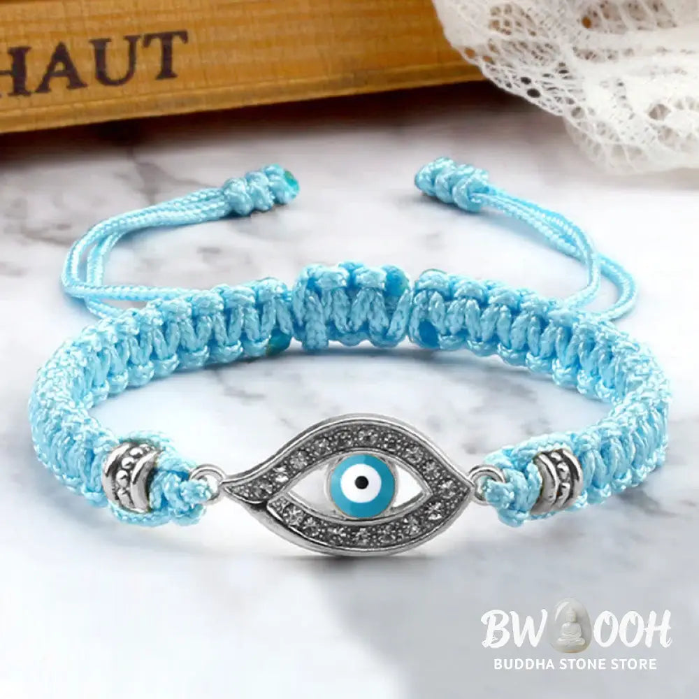 Buddha Stones Evil Eye Keep Away Evil Spirits String Bracelet - BWOOOH - Bracelet