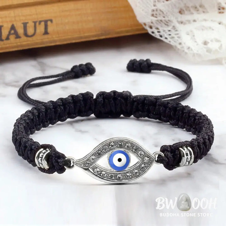 Buddha Stones Evil Eye Keep Away Evil Spirits String Bracelet - BWOOOH - Bracelet