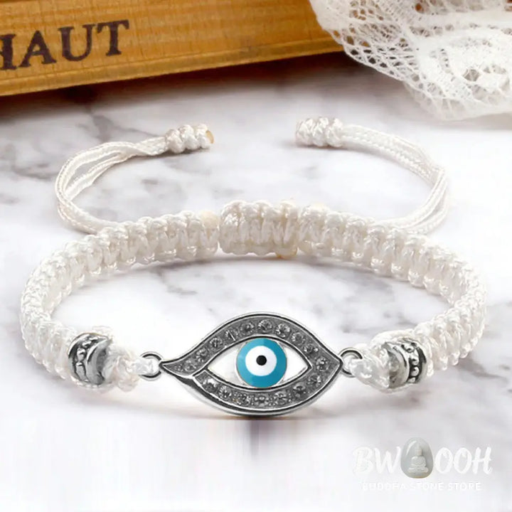 Buddha Stones Evil Eye Keep Away Evil Spirits String Bracelet - BWOOOH - Bracelet