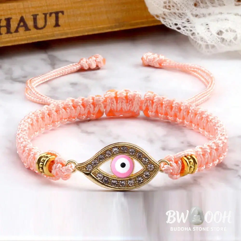Buddha Stones Evil Eye Keep Away Evil Spirits String Bracelet - BWOOOH - Bracelet