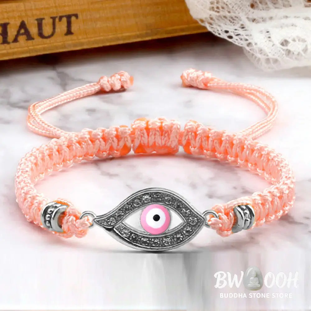 Buddha Stones Evil Eye Keep Away Evil Spirits String Bracelet - BWOOOH - Bracelet