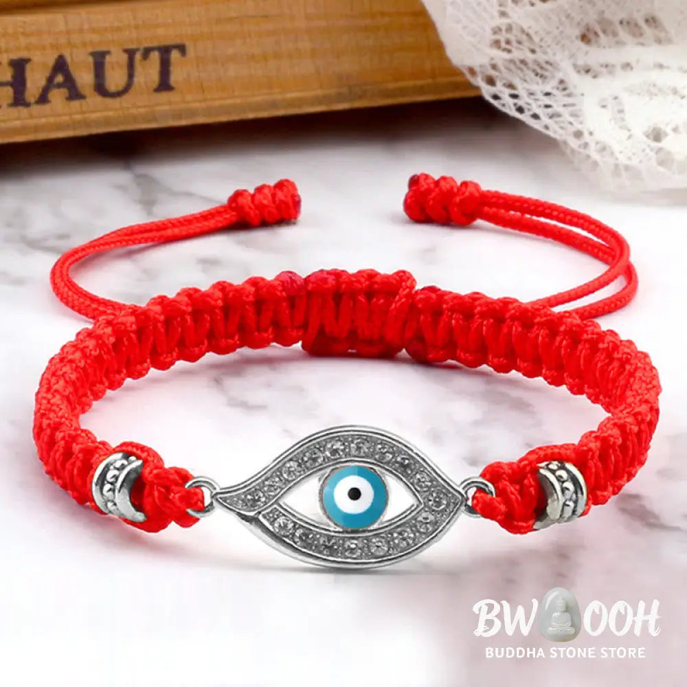 Buddha Stones Evil Eye Keep Away Evil Spirits String Bracelet - BWOOOH - Bracelet
