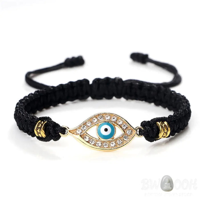Buddha Stones Evil Eye Keep Away Evil Spirits String Bracelet - BWOOOH - Bracelet