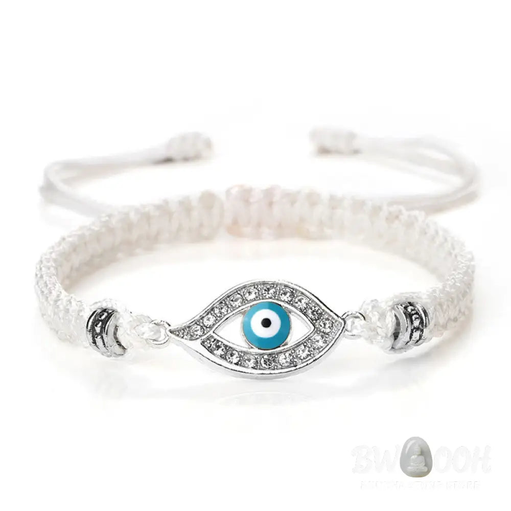 Buddha Stones Evil Eye Keep Away Evil Spirits String Bracelet - BWOOOH - Bracelet