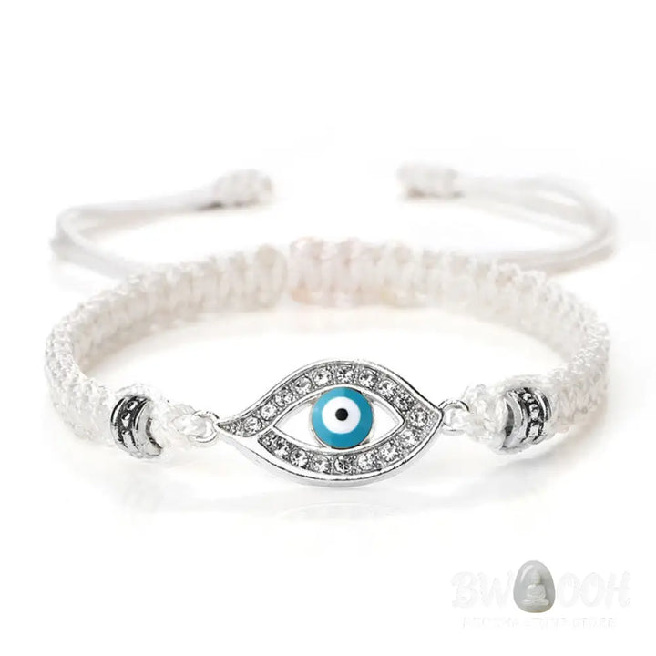 Buddha Stones Evil Eye Keep Away Evil Spirits String Bracelet - BWOOOH - Bracelet
